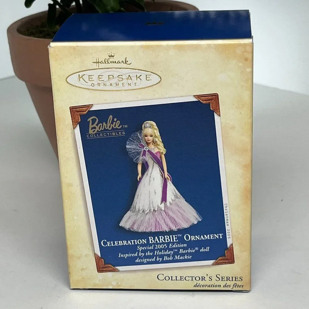 Christmas Ornament Hallmark Keepsake Barbie Celebration Vintage Collector Series